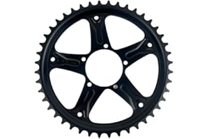 OZO Plateau de Vélo 44 Dents pour Moteur Pédalier Bafang 8FUN BBS01, BBS01B, BBS02, BBS02B, M215, M315, G340