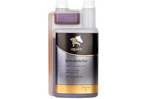 Equanis BronchoActive - Herbes bronchiques pour chevaux. Les herbes contre la toux spéciales nettoient les bronches, renforcent le système immunitaire et soulagent la toux avec le rhume