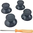 Gamer Gear Thumbstick Grips for Xbox One & Xbox Series X Controller - Replace Worn Analog Analog sticks on Your Xbox-One Controller - Includes Screwdriver - 4 Pack Analog Thumb Sticks