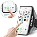 Produktbild ZOETOUCH Universal Schweißfest Sportarmband wasserdichte Laufarmband mit Reflektorstreifen, Kopfhörerhalter und Schlüsselloch für iPhone X/8 Plus/7 Plus und Mehr Smartphones bis 6,3 Zoll
