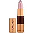 SoulTree Ayurvedic Lipstick - Shiny Blush 555, 4gm | Creamy Texture | Enriched with Organic Ghee & Almond Oil | Moistured & Nourished Lips | 4gm
