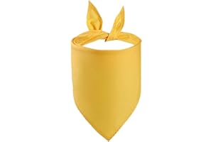 Petitebelle Bandana singola per animali domestici (giallo, grande)