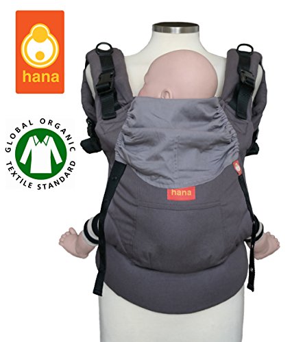 Hana Baby Carrier babytrage: SALE – Bio baumwolle Bauch und Ruck Babytrage. 3.5-20kgs - 2