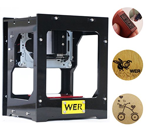 Graviermaschine, WER 1500mW DIY USB Laser Graviermaschine mit Rapid Speed für MacWin xpwin7win8win10APP für iPhoneiPadiPod touch und für Android Handy - 4