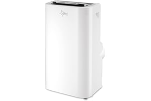 SUNTEC WELLNESS Climatizador móvil SUNTEC Coolfixx 12000 BTU APP - Aire acondicionado móvil y silencioso con control Smart App - Deshumidificador para habitaciones de hasta 60 m2 - Refrigeración y calefacción móvil