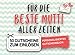 Produktbild Personalisiertes Gutscheinbuch: Für Die Beste Mutti Aller Zeiten - 50 Gutscheinen zum einlösen: 25 vorgefertigt + 25 zum selber Ausfüllen und ... Geburtstag, Weihnachten oder zum Muttertag