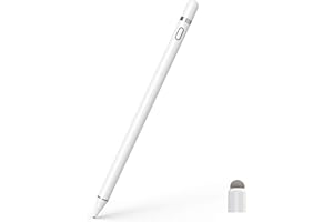 Penna Touch per iPad,CiSiRUN Lavora con Android iOS 1.5mm Pennino di Rame USB Ricaricabile per cellulari-Apple iPad/PRO/Air/Mini/iPhone/Huawei/Samsung/Lenovo/Galaxy/HTC/LG/all Smartphones&Tablet