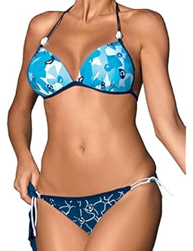 Marko Anette M-269 Sexy Bikini Di Due Pezzi Con Motivo Floreale - Fabbricato In UE