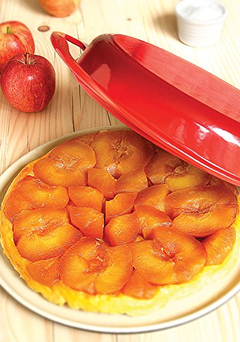 Le Creuset Gusseisen Tatin-Backform 28 cm, kirschrot - 6