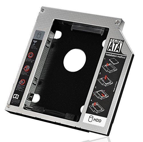 BlueBeach® 12.7mm SSD SATA 3.0 Caddy Adapter 2.5 "HDD Festplatten-Zubehör Fall
