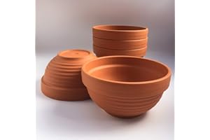 Weston Mill Pottery [RB16] Ribbed Bowl (16cm dia) - Pack of 5