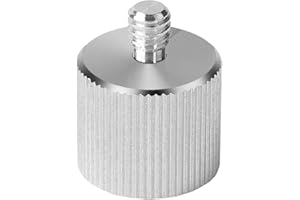 SHESSTILL Gewindeadapter Mikrofonständer 5/8" weiblich auf 1/4" männlich Kameramonitor 5/8 auf 1/4 Adapter Stativadapter