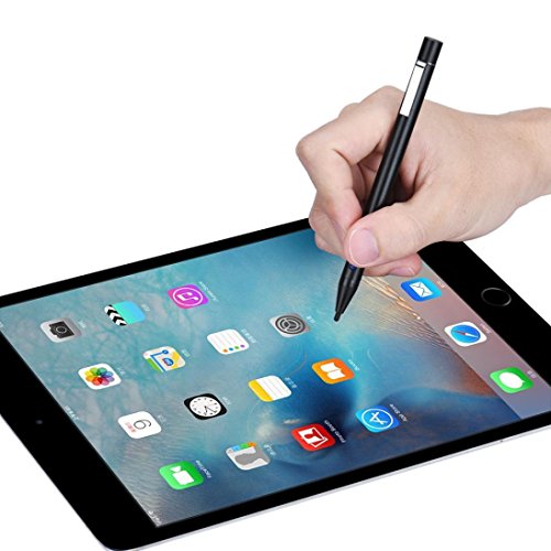 Eingabestift Touchstift Stift Stylus mit USB-Ladedraht für iPad Pro / 2/3/4 / mini / Air (Schwarz)