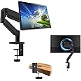 BigPassport Monitor Arm Stand with Gas Spring, VESA Mount Aluminium Stand for 13-32 Inch Screen Size, Heavy Duty Computer Monitor Arm Stand to Hold 2-9kg