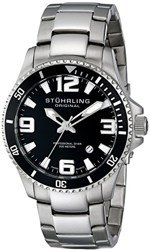 Stuhrling Original Herren-Armbanduhr Analog Quarz 395.33B11 Stuhrling Original Herren-Armbanduhr Analog Quarz 395.33B11