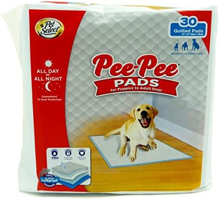 Four Paws Pet Select Pee Pee Pads for Dogs and Puppies 30 Count Standard: 22" x 22"