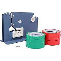 Ruban Adhésif Pour Scelleuse De Sacs – 18 Rouleaux De 12 Mm, Couleurs Assorties (rouge, Bleu, Vert)