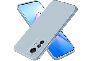 EASSGU Custodia per Redmi Note 12S (6.43" Inches), Cover Morbida in Silicone TPU - Blu fumo