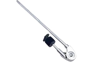 LUWECF Ensemble de Fixation pour Cymbales, Accessoires de Batterie En Acier Inoxydable, Tige