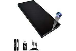 JINGRONGHUA Mini Camara Cámara Espía Oculta Cámara - 1080P 55 Horas 10000mah Cargadores portátiles Cámara - detección Movimiento,Sensor de Gravedad,visión Nocturna,Grabación cíclica,sin función WiFi