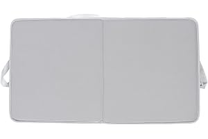 Baby Bath Kneeler, tjock, vikbar icke, bekväm badkneeler och armbåge knä vila för barn för barnbadföräldrar (Gris con gris)