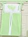 Diaper Bag, Green with Hearts