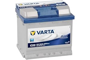 Varta Blue Dynamic C22 Batterie Voitures, 12 V 52Ah 470 Amps (En)