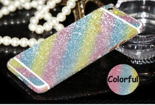 Vale® For iPhone 6 Plus Sticker, Bling Glitter Crystal Diamond Protector Film Sticker For iPhone 6 Plus - Rainbow