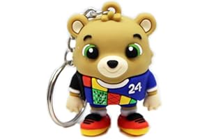 UEFA Euro 2024 - Mascota Albärt - Llavero suave de 5 cm - a partir de 3 años, multicolor, 5 cm