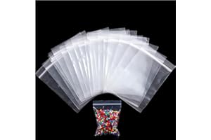 CuiCanfla 500 bolsas pequeñas con cierre a presión, con cremallera, cierre a presión, bolsas adecuadas para diferentes materiales (4 x 6 cm)