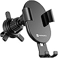 Portronics Charge Clamp 4 Wireless Car Charger with 15 Watts Fast Charging, AC Vent Mount, 360° Rotation, Strong Grip, Free Type-C Cable, Qi Charger for iPhone & Android Smartphones(Black)