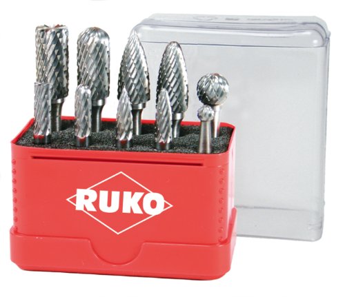 Ruko Terrax Hartmetall Frässtifte Satz 10-teilig, 116002