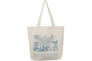 BEMVP Canvas Shoulder Bag London Daunt Books Handbags Daily Shopping Bags Durable Large Tote Bag for Men Women