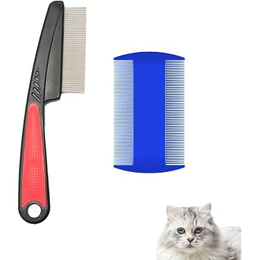 Selbstreinigender Haustier Flohkamm, Cat Hair Brush With Release