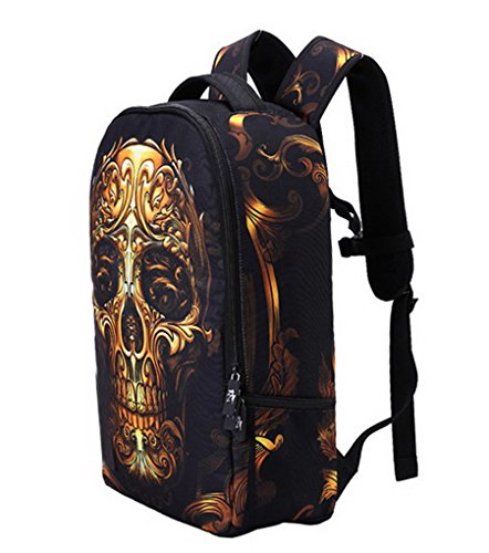 ACME - 3D photo animal Sac à dos Sac d'école Cartable multi-fonction Squelette pour enfant garçon fille