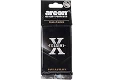 Areon X Version Hanging Car Air Freshener Vanilla Black - NEW