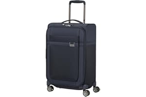 Samsonite Airea - Spinner S (Langth: 35 cm) Rozszerzony bagaż podręczny, 55 cm, 38/43,5 L, niebieski (ciemnoniebieski)