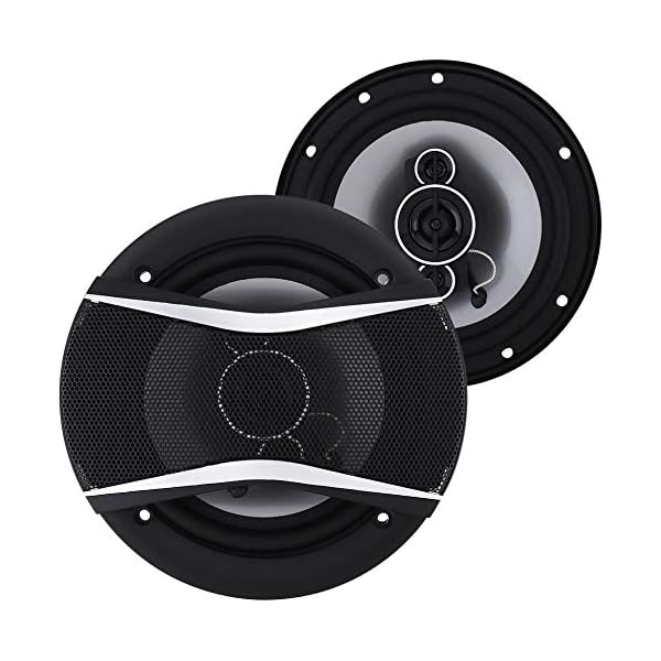 Casinlog 6 Zoll Auto Lautsprecher Auto Subwoofer HiFi Koaxial Lautsprecher Auto Heck/Vorder Tür Tonfrequenz Musik Stereo Koaxial Lautsprecher – Bild 3