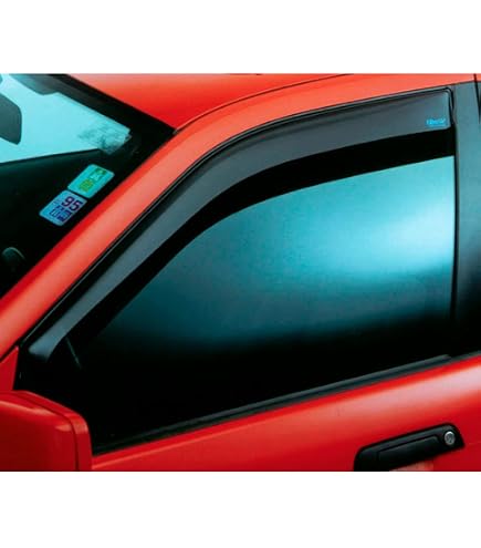 Déflecteurs D'Air ClimAir Noir – Avant Sur Mesure Pour Renault Clio 3 Portes 2005-2012 – Confort Et Style