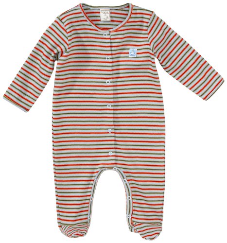 Lana Natural Wear Unisex Baby 900 3707 5014 Crew Neck Long Sleeve Dungarees -  Red - 6-9 Months