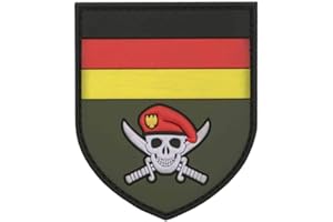 VAN OS Emblem 3D PVC Patch German Skull #2068