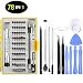 Produktbild Feinmechaniker Schraubendreher Set, 78 in 1 Magnetic Präzisions Schraubendreher Satz Werkzeug Reparatur Set mit 60 Bits Torx Security Werkzeugset für Laptops, PC und anderer Elektronik