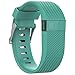 Produktbild Malloom® Großes Ersatz Silikonband Armband Armband Armband für Fitbit Charge (grün)