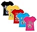 Kiddeo kids girls t shirts (pack of 5) RS.699.00