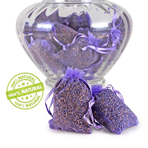 PAJOMA 30870 10er Pack Duftsäckchen Lavendel, Organzabeutel, Höhe 9cm - 7