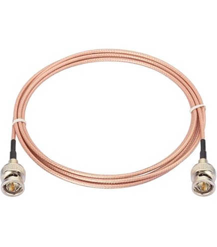 Cavo BNC RG58 Schermato - Lunghezza 3m, Connettori BNC Maschio-Maschio, 50 Ohm - Per Audio/Video - Foto 10