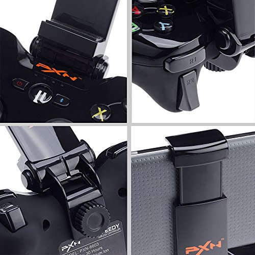 koiiko Bluetooth Gamepad Controller, iOS MFi Wireless Gaming Joystick with Clamp Holder Compatible with iPhone Xs, XR X… - Image 5