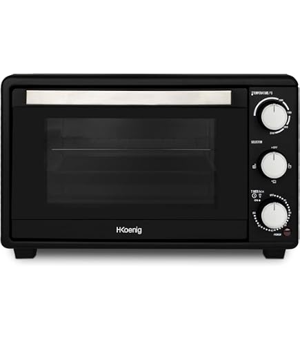 Four Électrique Multifonction 1600W 26L, Programmable 230°, Minuterie