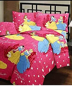 Blizz Mont Super Soft Polyester Blend Cartoon Design Print Reversible Kids Single Bed Dohar, Multicolour-C1-(JF031)