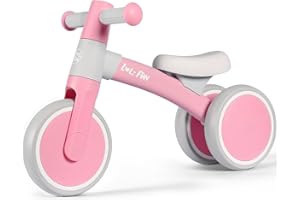 LOL-FUN Balance Bike for 1 Year Old Boys Girls, Toddler Trike for Baby 12-18 Months Ride On Toy, Baby First Birthday Gifts for One Year Old